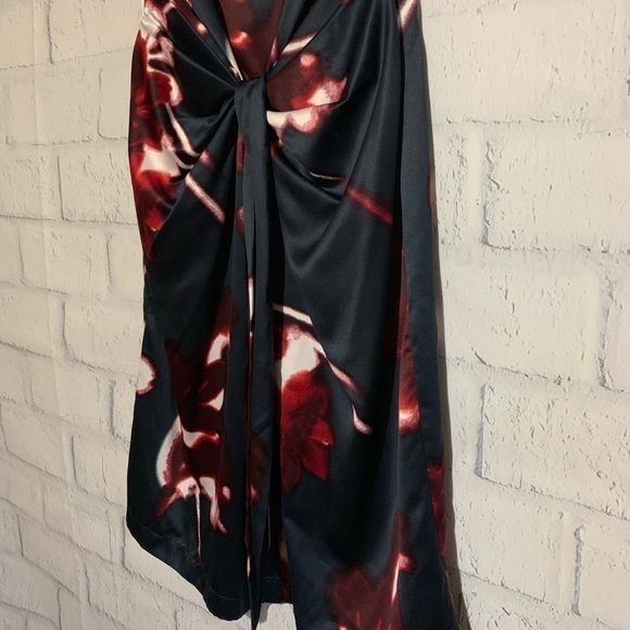 Ann TAYLOR PETITE Navy Floral Print Sheath Dress - Picture 5 of 7